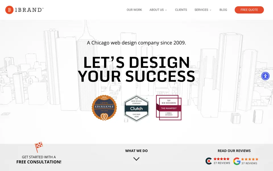 Home page of 1Brand Design at 1brand.design