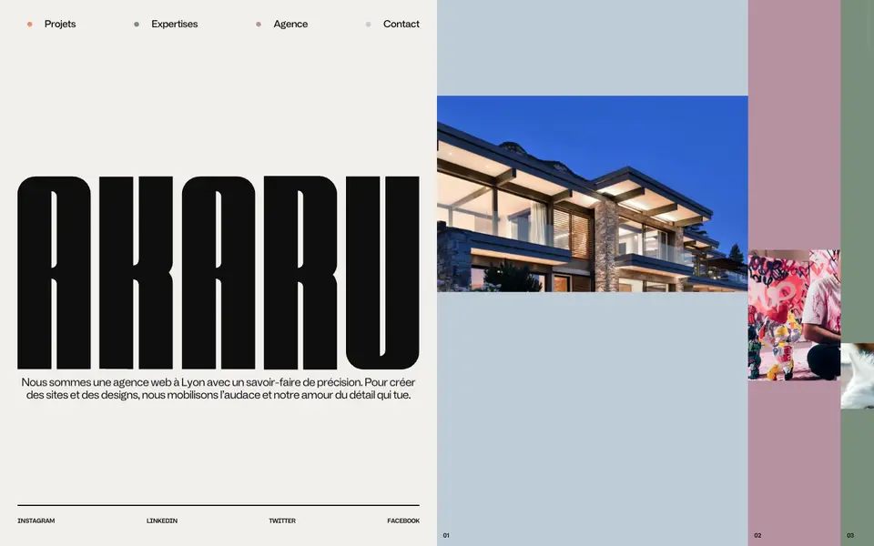 Home page of Akaru at akaru.fr