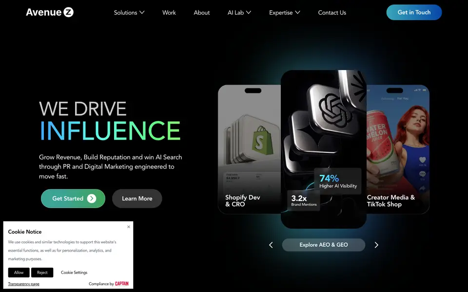 Home page of Avenue Z at avenuez.com