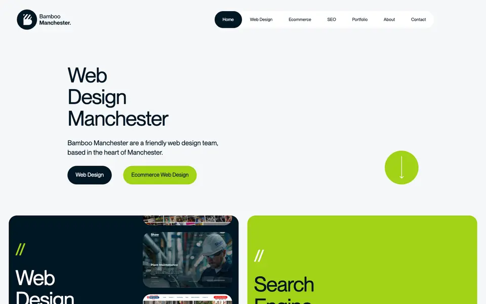 Home page of Bamboo Manchester at bamboomanchester.uk