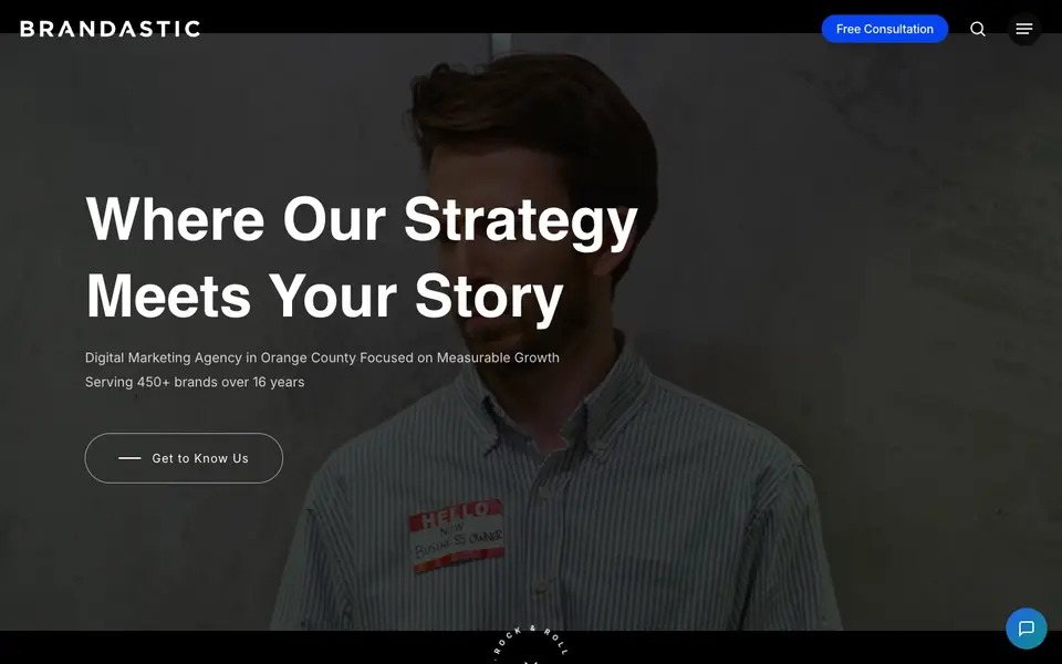 Home page of Brandastic at brandastic.com
