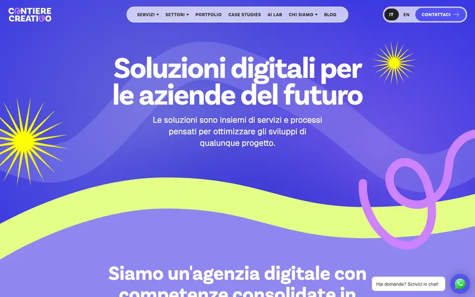 Home page of Cantiere Creativo at cantierecreativo.net