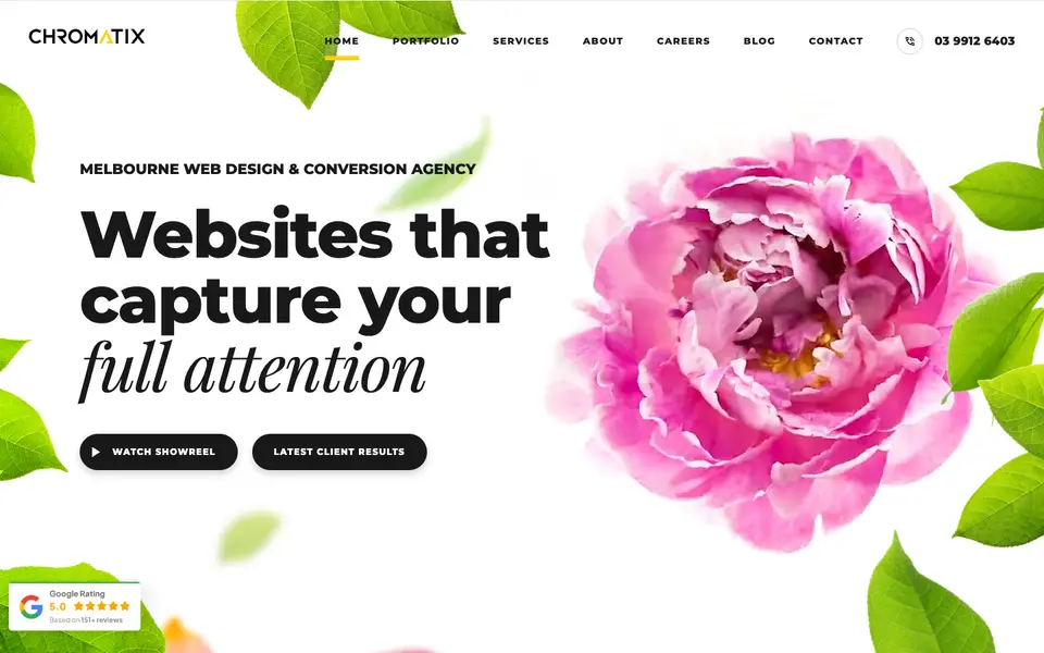 Home page of Chromatix at chromatix.com.au