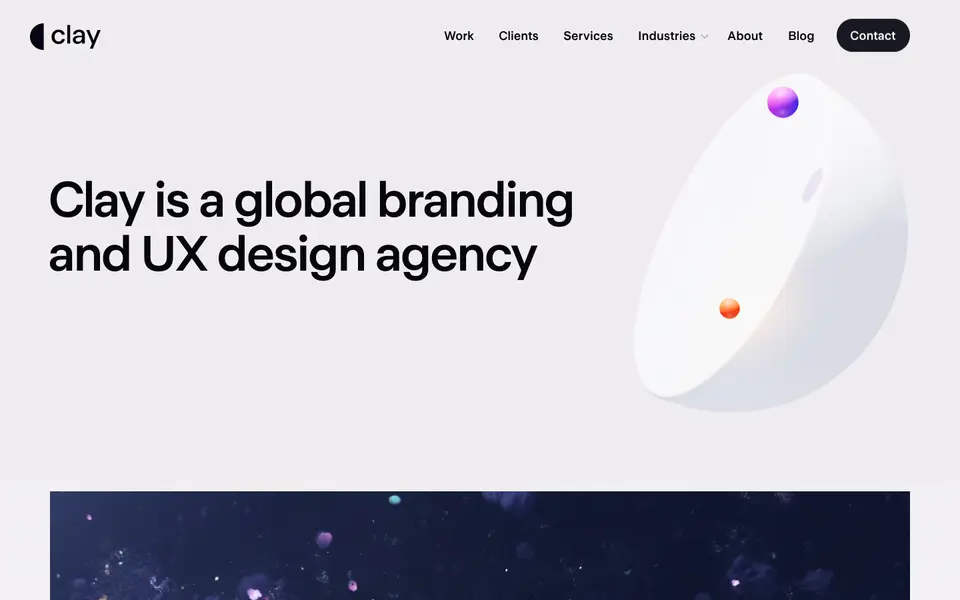 Home page of Clay at clay.global
