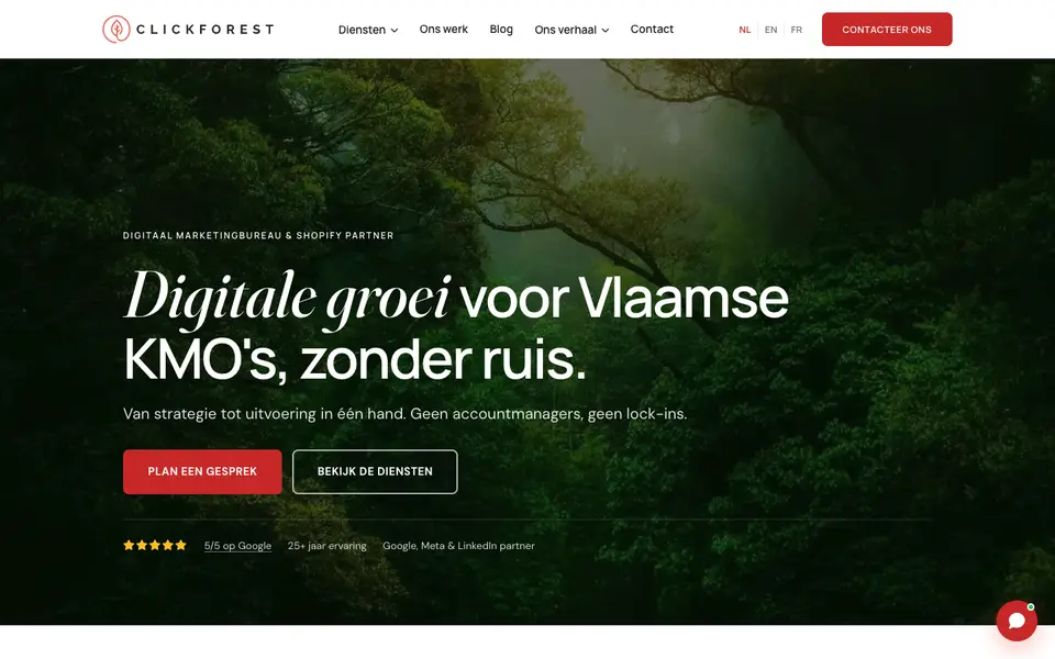 Home page of ClickForest at clickforest.com