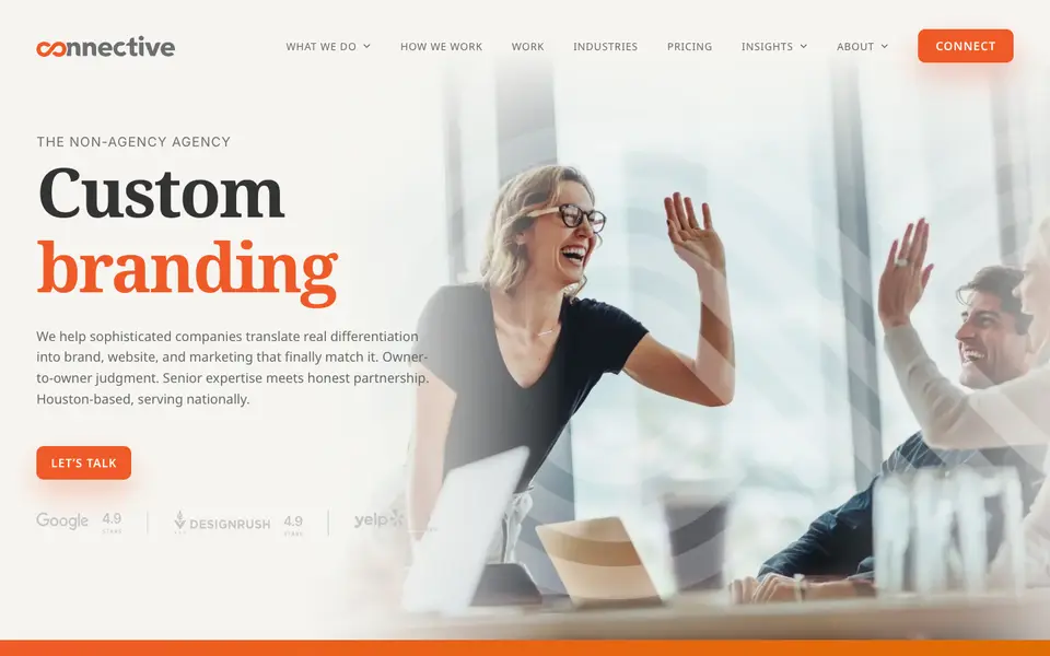 Home page of Connective Web Design at connectivewebdesign.com