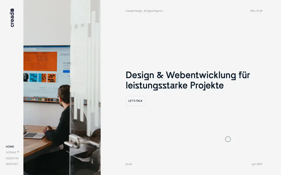 Home page of Creado at creado.de