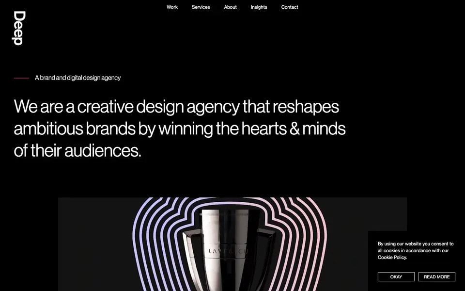 Home page of Deep at deep.co.uk