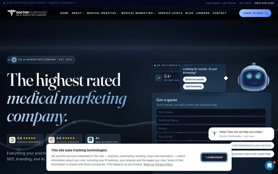 Home page of Doctor Multimedia at doctormultimedia.com