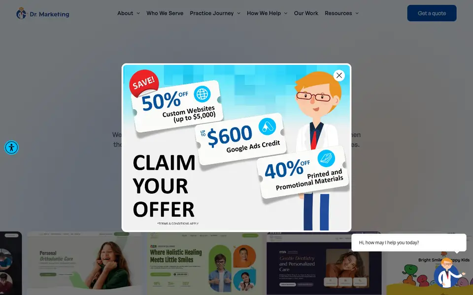 Home page of Dr. Marketing at drmarketing.io