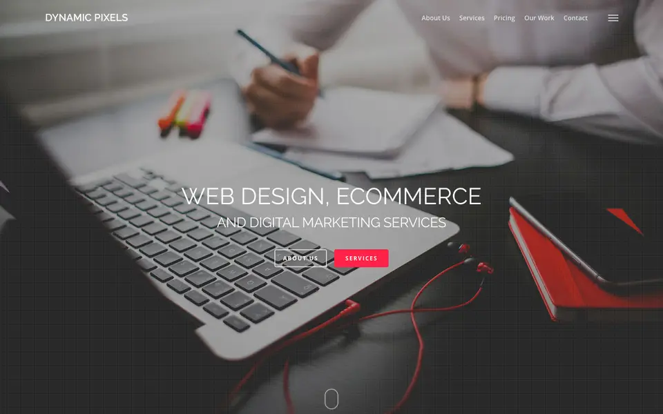 Home page of Dynamic Pixels at dynamicpixels.ca