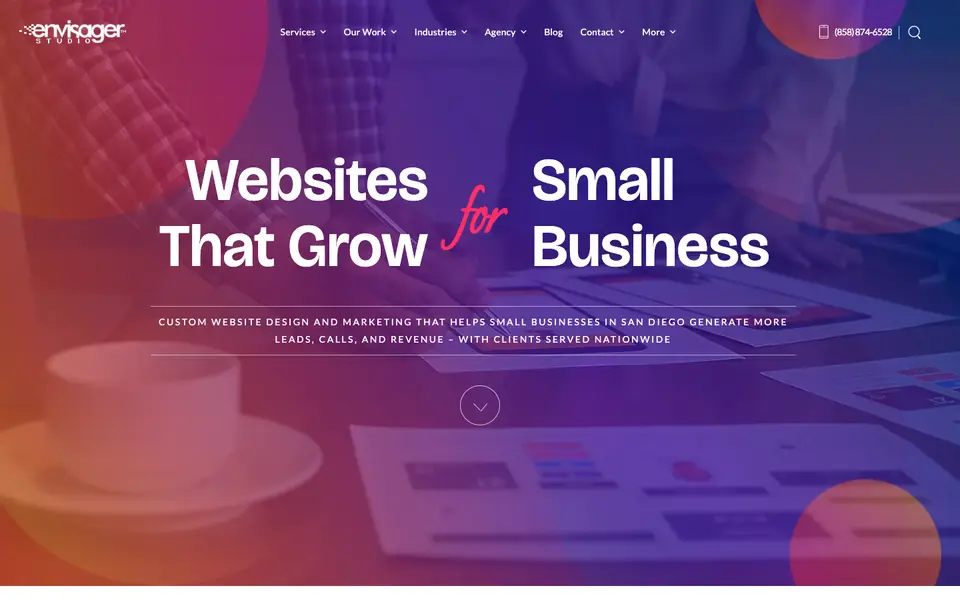 Home page of Envisager Studio at envisager.net