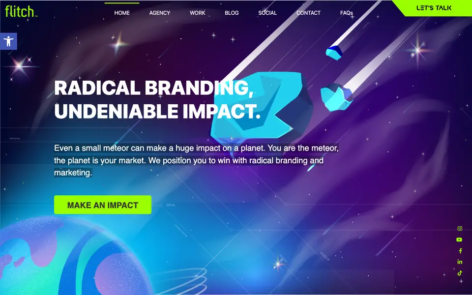 Home page of Flitch Creative at flitchcreative.com