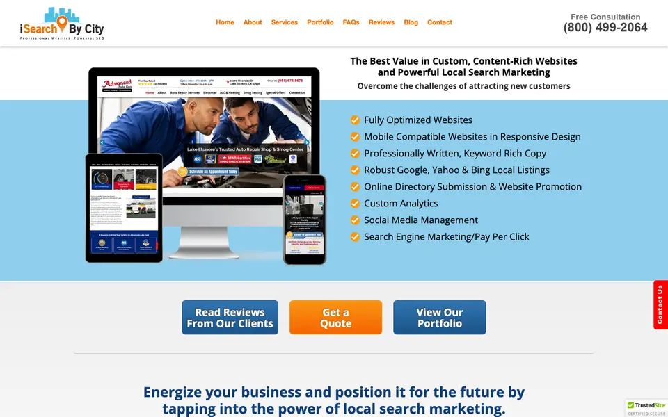 Home page of iSearch By City at isearchbycity.com