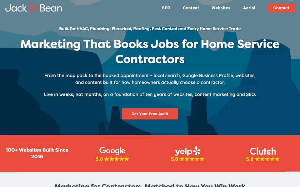Home page of Jack & Bean at jackandbean.com