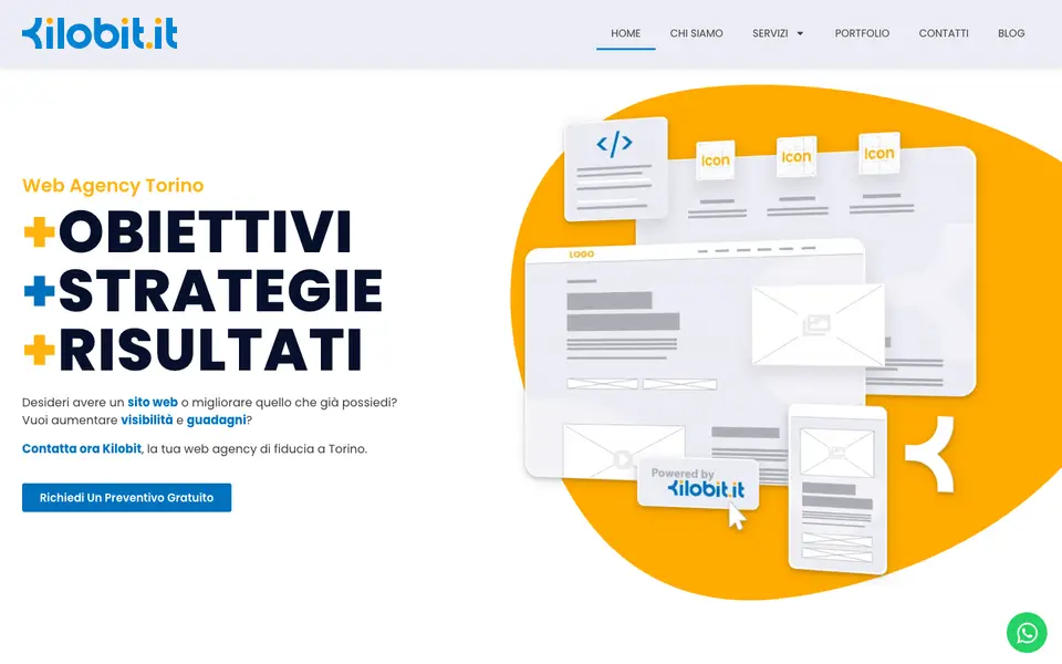 Home page of Kilobit at kilobit.it