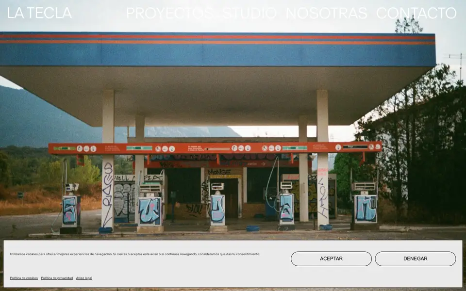 Home page of LA TECLA Studio at lateclastudio.com