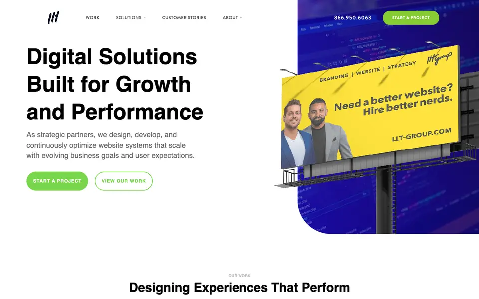 Home page of LLT Group at llt-group.com