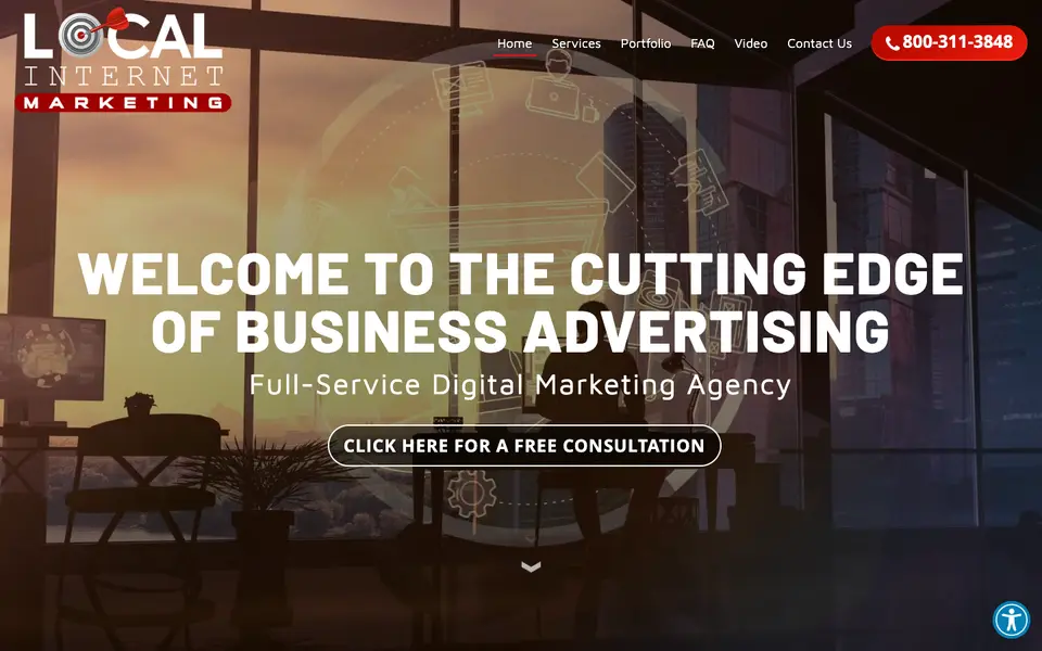 Home page of Local Internet at localinternetads.com