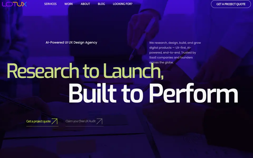 Home page of LotuX Studio at lotuxstudio.com
