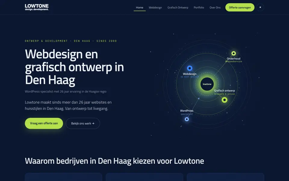 Home page of Lowtone at lowtone.nl