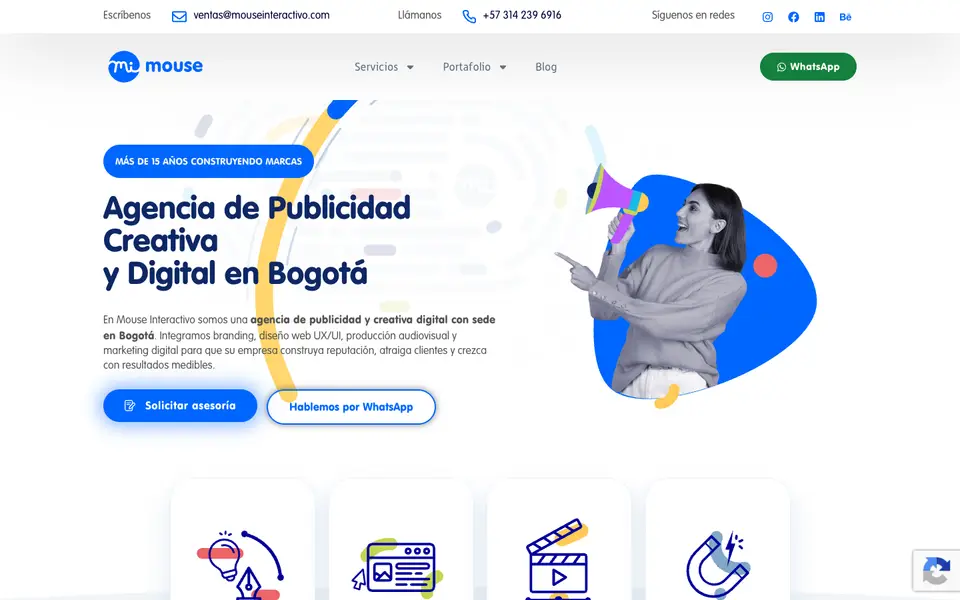 Home page of Mouse Interactivo at mouseinteractivo.com