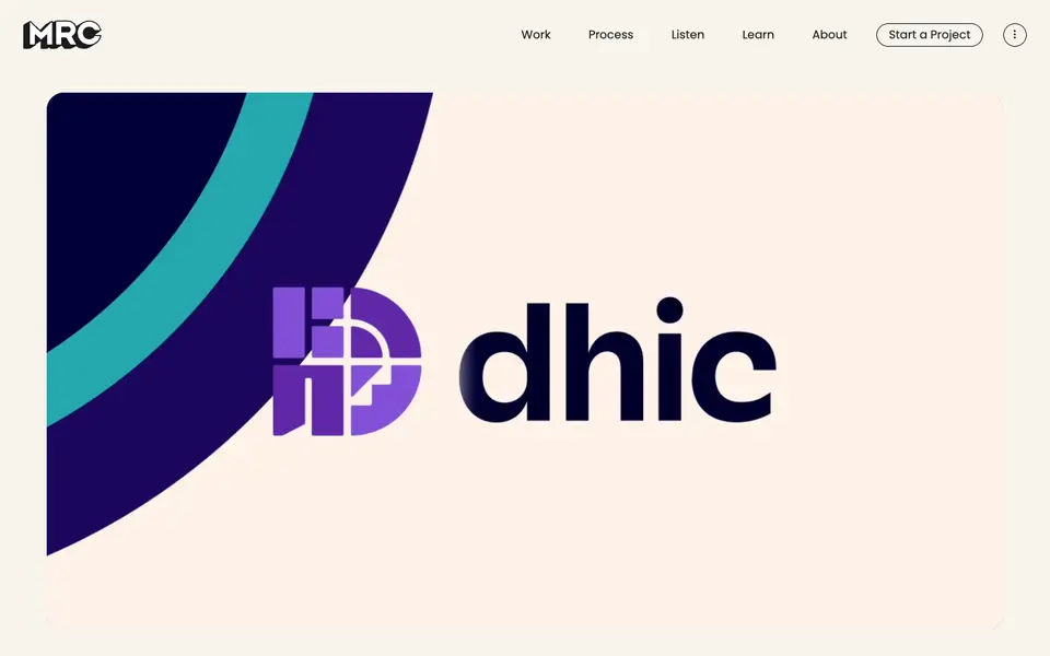 Home page of MRC Brand Studio at mrcbrandstudio.com