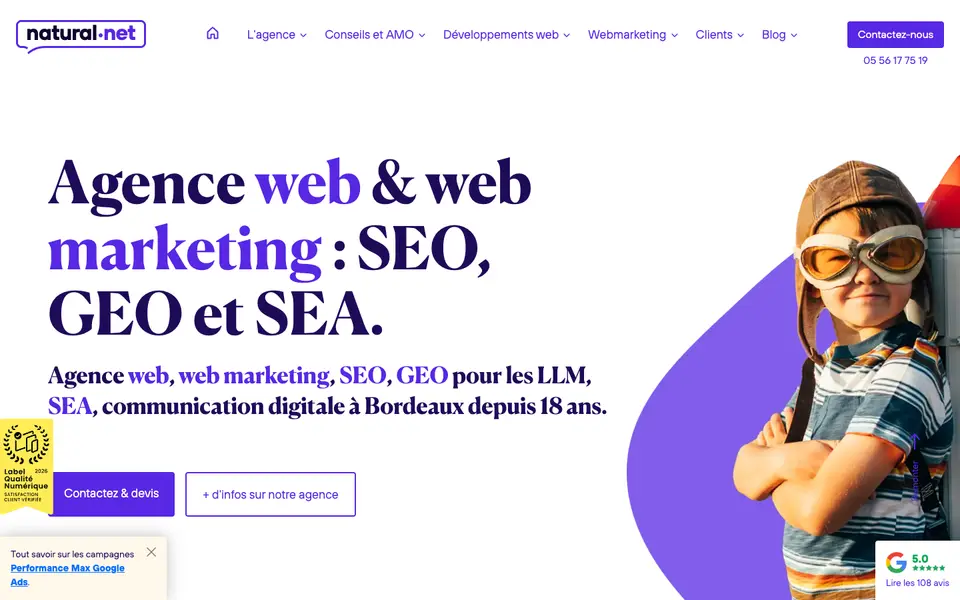 Home page of Natural-net at natural-net.fr