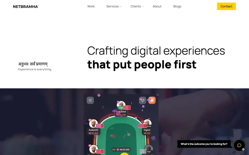 Home page of NetBramha Studios at netbramha.com