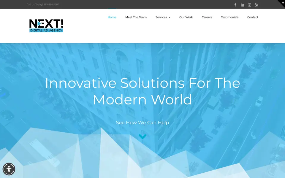 Home page of NEXT! Digital Ad Agency at nextadagency.com