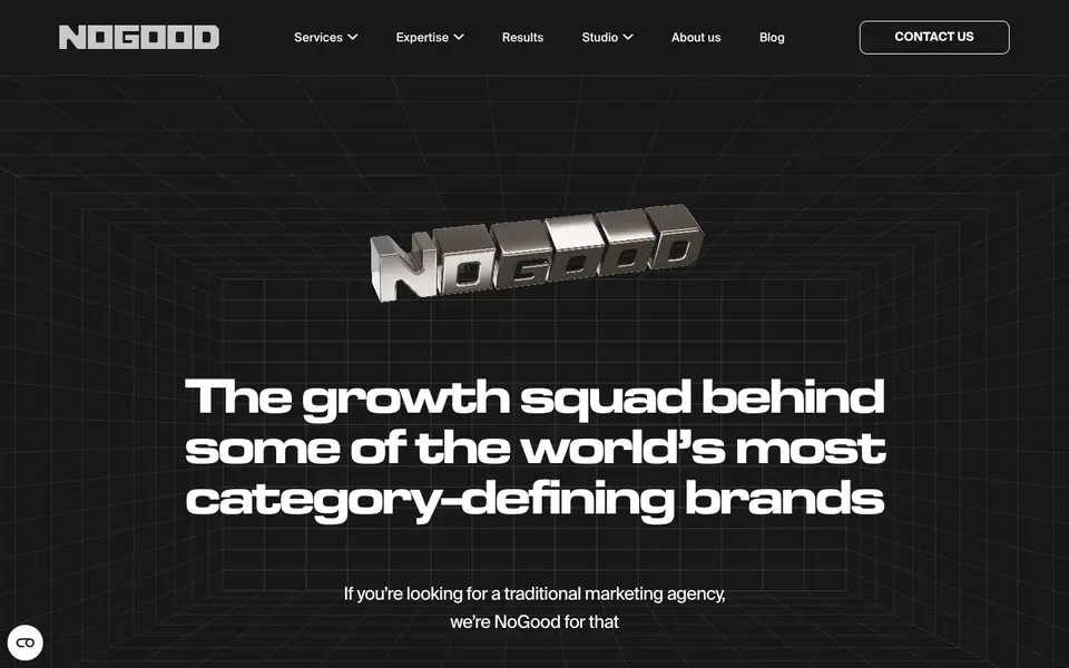 Home page of NoGood at nogood.io