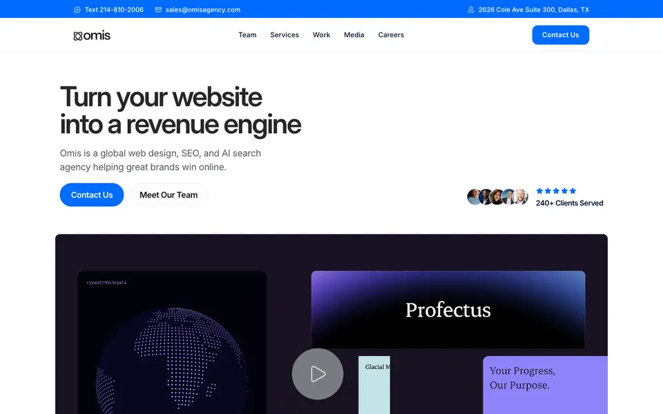Home page of Omis Digital at omisdigital.com