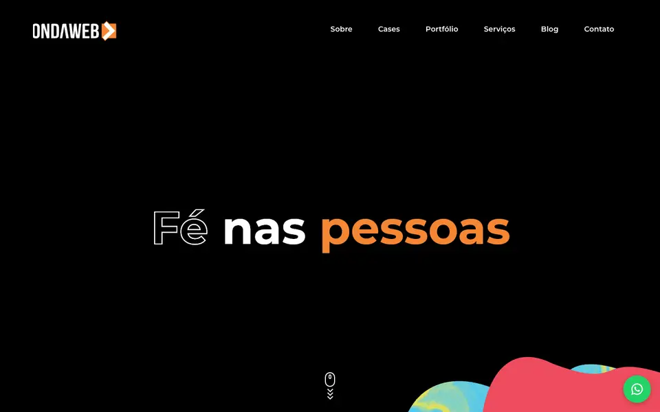 Home page of Ondaweb at ondaweb.com.br