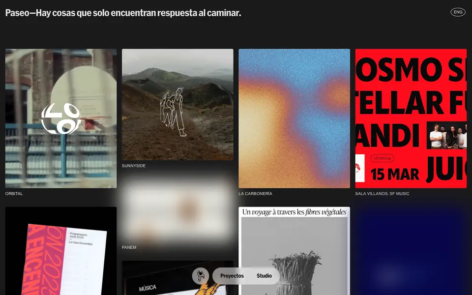 Home page of Paseo at paseo.studio