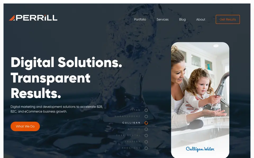 Home page of Perrill at perrill.com