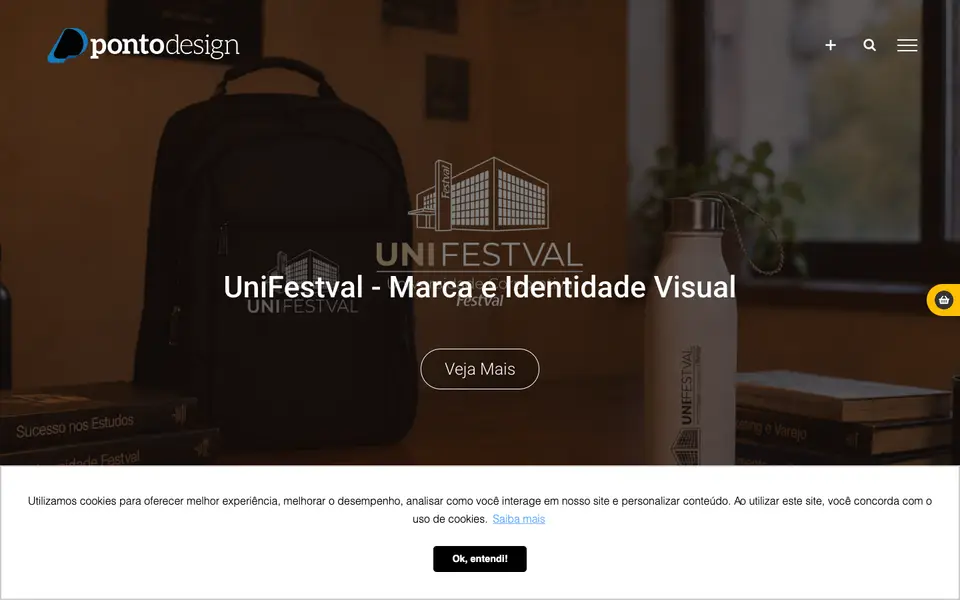 Home page of Pontodesign at pontodesign.com.br
