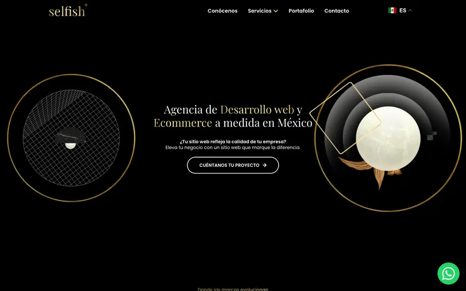 Home page of Selfish at selfish.com.mx