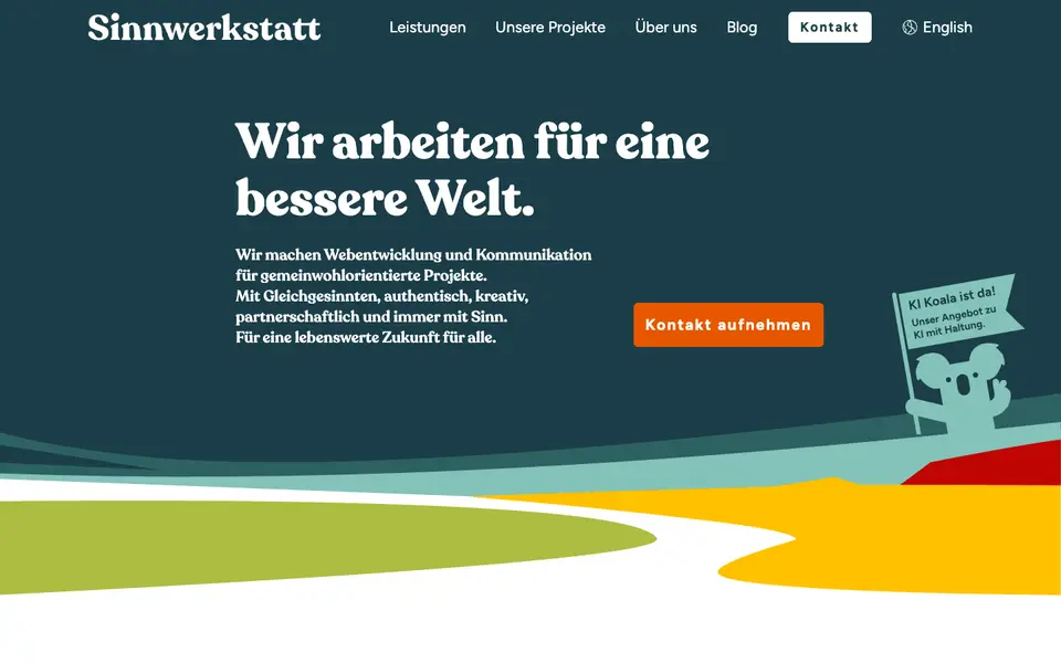 Home page of Sinnwerkstatt at sinnwerkstatt.com