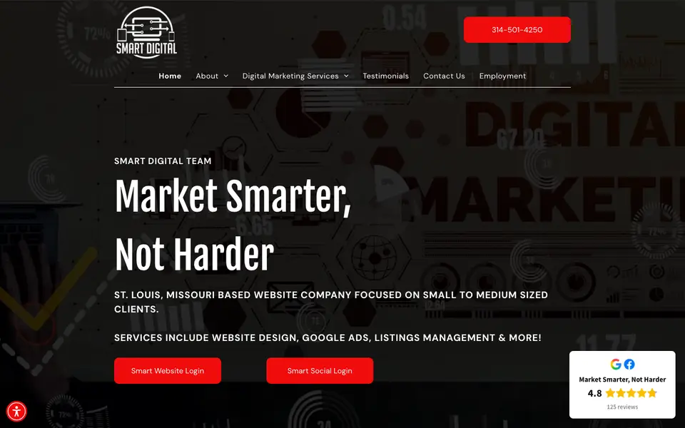 Home page of Smart Digital Team at smartdigitalteam.com