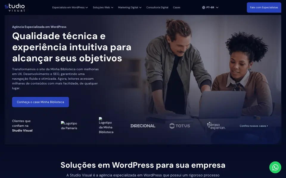 Home page of Studio Visual at studiovisual.com.br
