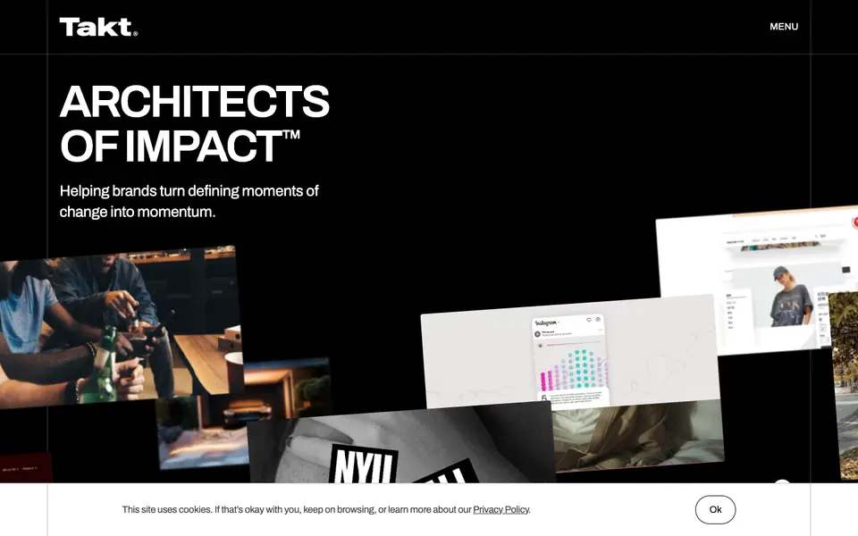 Home page of Takt at takt.com