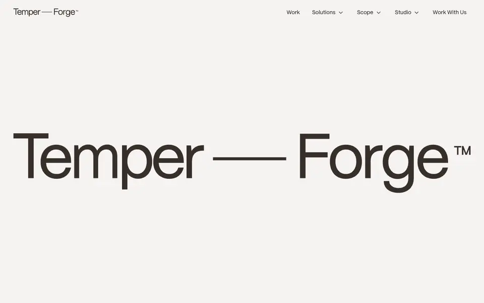 Home page of Temper And Forge at temperandforge.com