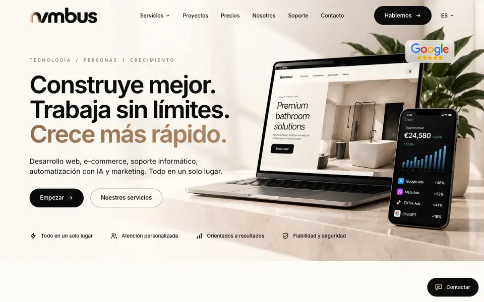 Home page of The Nimbus Studio at thenimbusstudio.com