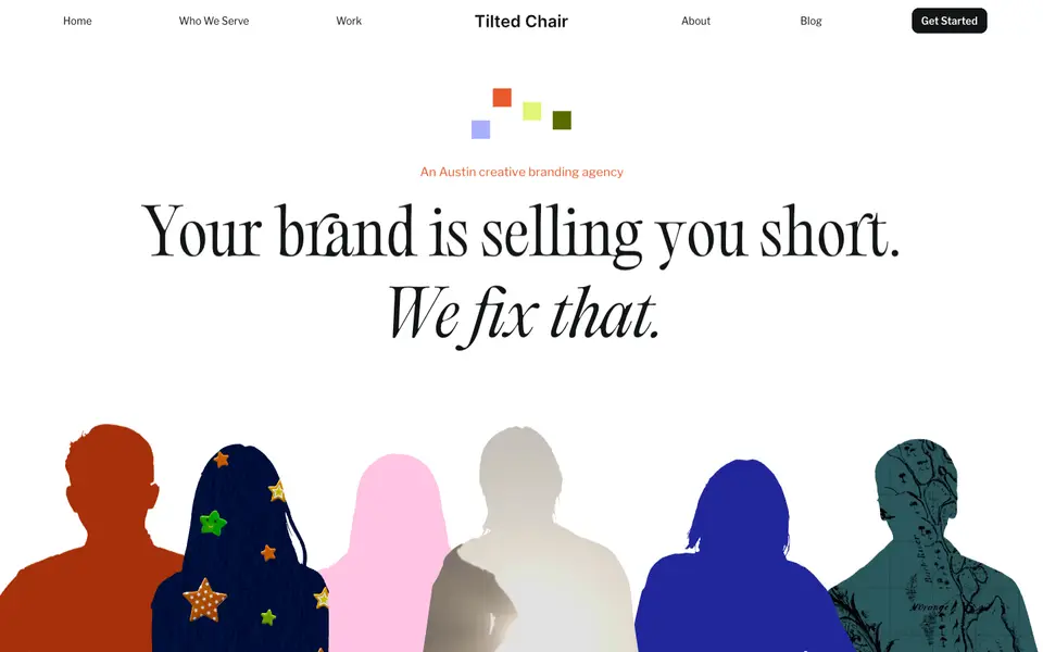 Home page of Tilted Chair at tiltedchair.co