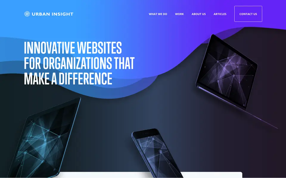 Home page of Urban Insight at urbaninsight.com