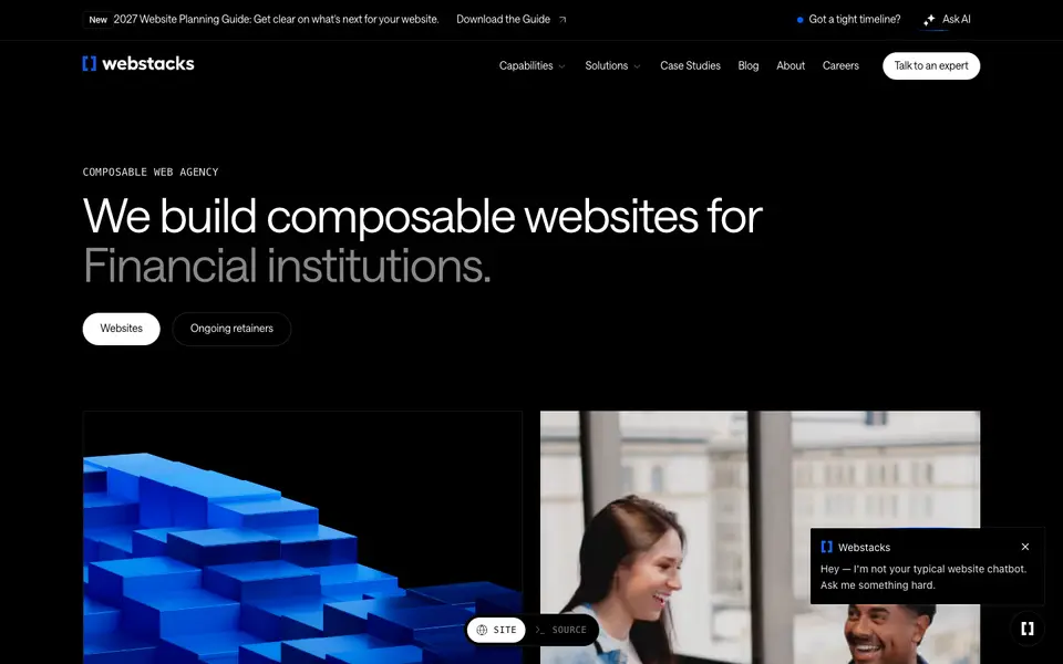 Home page of Webstacks at webstacks.com