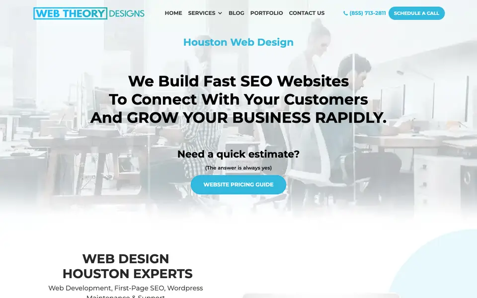 Home page of Web Theory Designs at webtheorydesigns.com