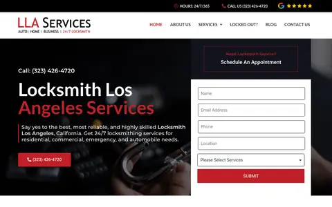 Home page of 247llaservicesinc.com, added by Clickflame