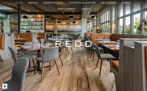 Home page of reddrochester.com, a client site credited to Linden Digital Marketing