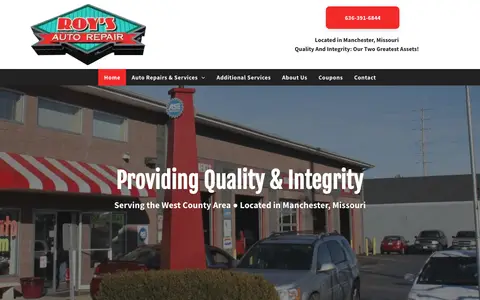 Home page of roysauto.com, a client site credited to Smart Digital Team